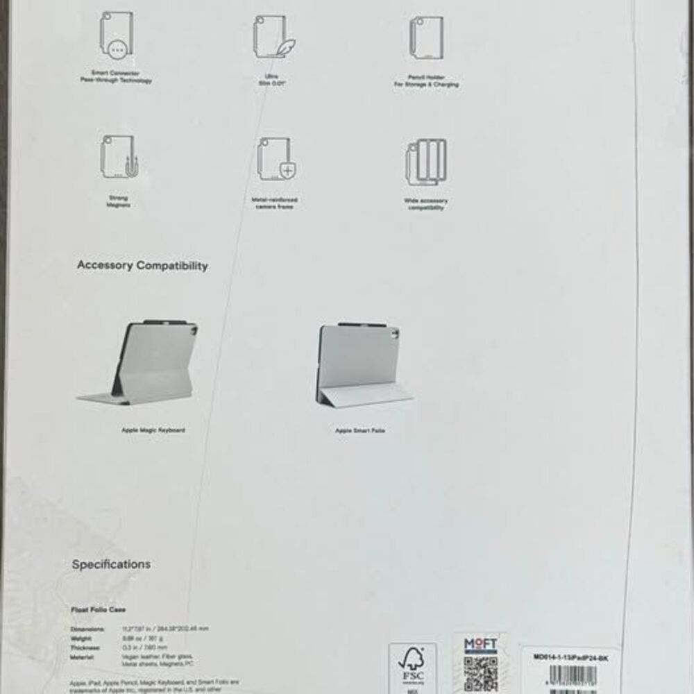 MOFT Connected Case for iPad Pro 13” (M4) – Magnetic, Slim, New/Open Box - Picture 6 of 8